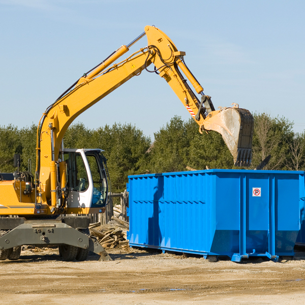 are there any restrictions on where a residential dumpster can be placed in Aurora WV